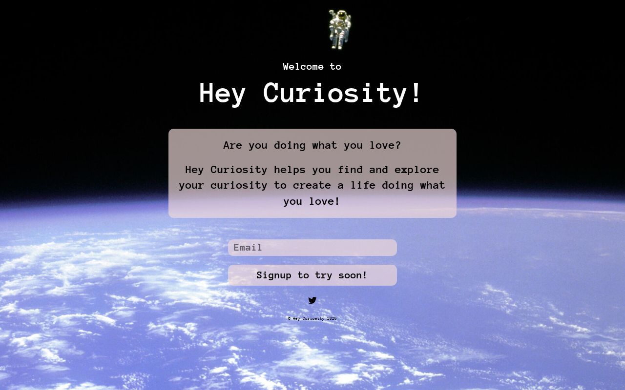 Hey Curiosity
